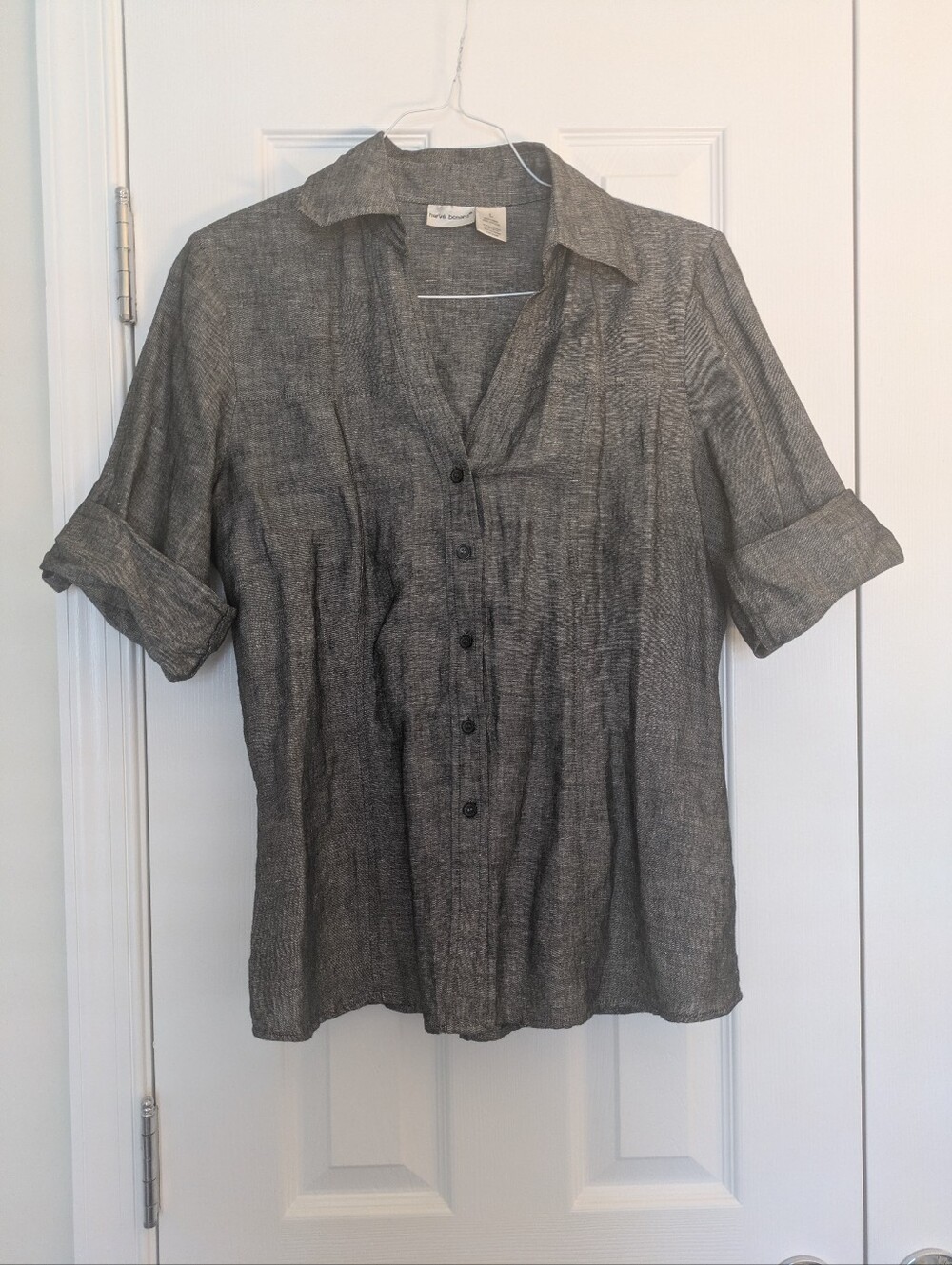 Harvé Benard Linen Top Sz L